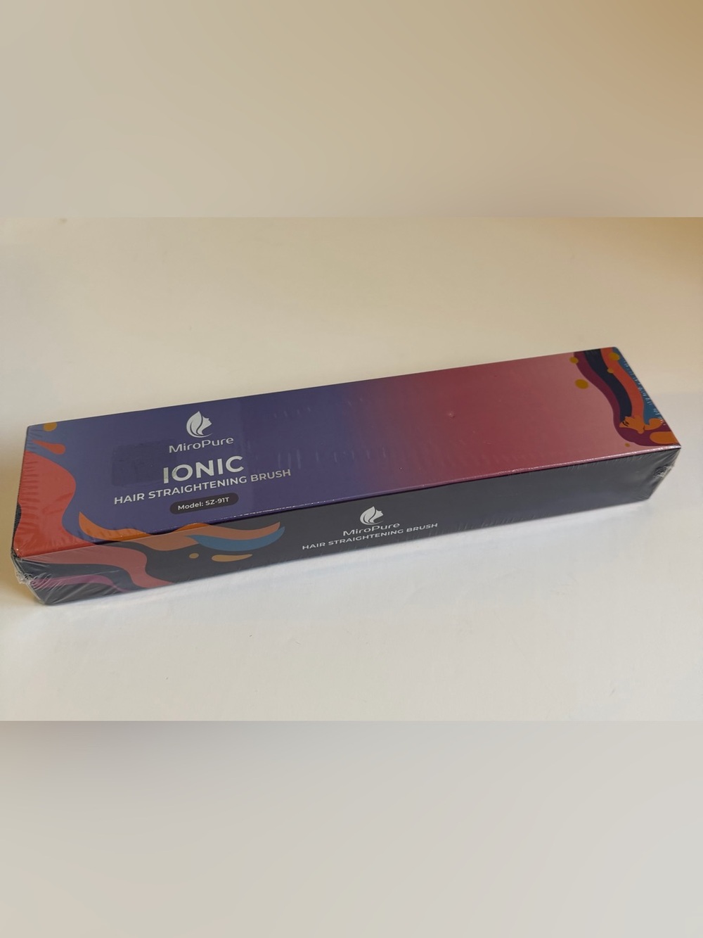 NWT MiroPure Ionic Hair Straightening Brush